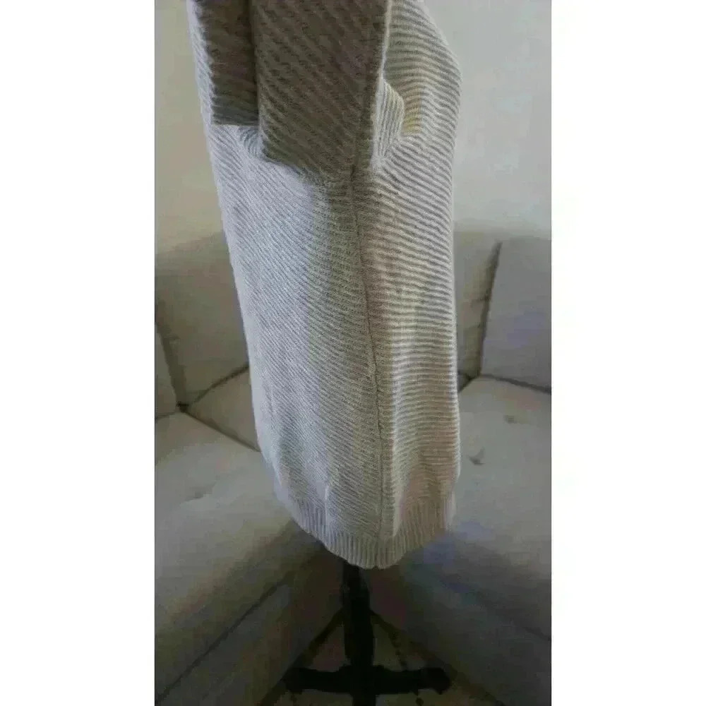 Eventide Button-Up Ribbed Knit Sweater, Size M - Picture 12 of 15